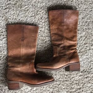 FRYE mid calf authentic leather boots.